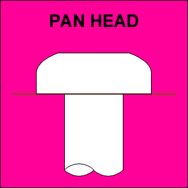 Star Drive Pan Head